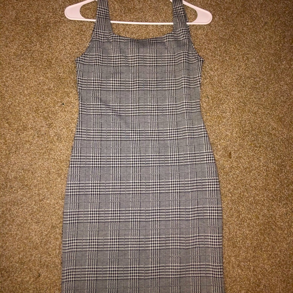 Plaid Tank mini dress